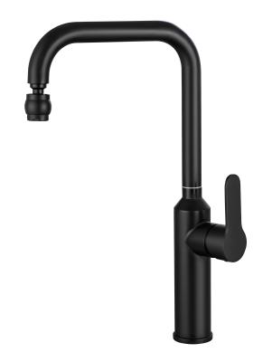 China Chrome Black Stainless Steel Kitchen Faucet Movable Tap For Kitchen for sale