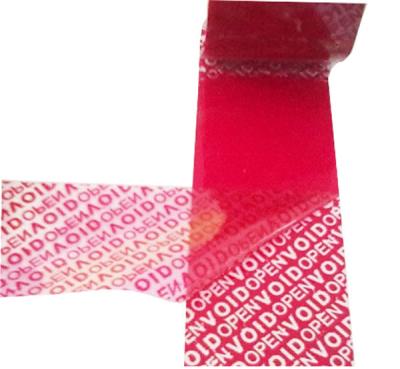 China Etiquetas engomadas inalterables del sello de la cinta evidente de encargo del pisón para empaquetar en venta