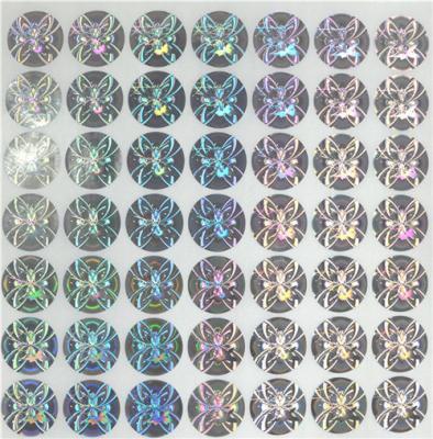 China Mass Production Authentic Hologram Stickers UV Ink For Bottled Beverage for sale