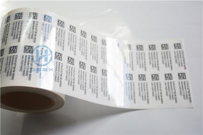 China Etiqueta de selagem feita sob encomenda da segurança de Logo Tamper Evident Label Waterproof para a embalagem à venda