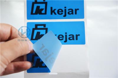 China Etiqueta evidente Cutsom Logo Security Seal Label Stickers del pisón en venta