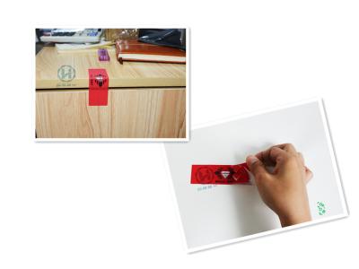 중국 개인적인 탬퍼 분명한 비닐 상표 스티커/접착성 안전 상표 판매용