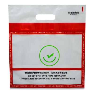 China Plastic Tamper Evident Security Bags /Medical Biohazard Specimen Bag for sale