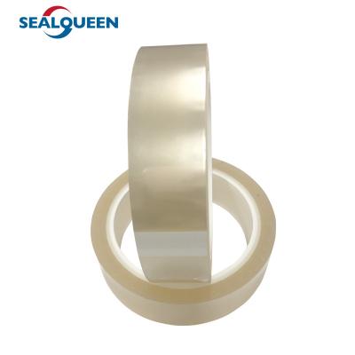 China PET Transparent Easy Tear Packaging Tape Single Sided Adhesive Waterproof for sale