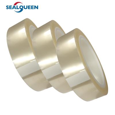 China SEAL QUEEN Clear Easy Tear Tape PET Self Adhesive Transparent Tape for sale