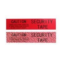 China Custom Printed Security High Adhesive Tamper Evident Tape For Courier Bag & Box for sale