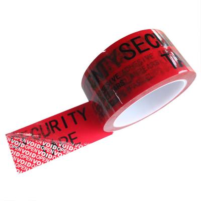 中国 タンパー明白なテープ空間の包装のための開いた反盗難保証シール テープ 販売のため