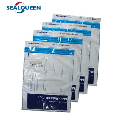 China Plastic Custom Tamper Evidence Bag Self Seal Security Shipping Bag For Courier for sale