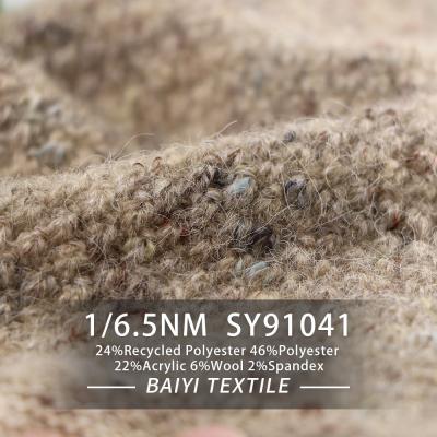 China Fluffy Soft Blend Recycled Wool Yarn Multipurpose Anti Fouling for sale
