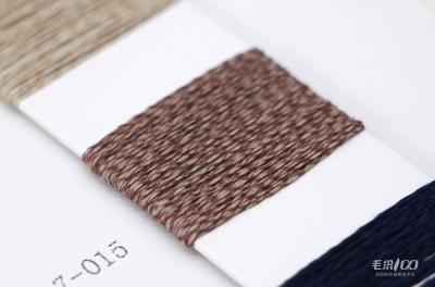 China Breathable Practical Dyed Spun Polyester Yarn , Anti Pilling Dual Core Spun Yarn en venta