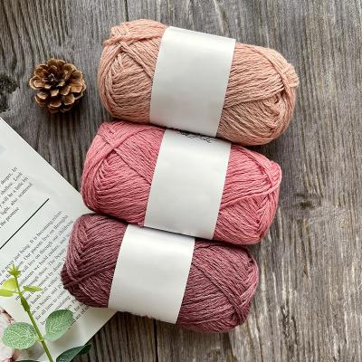 China Breathable Blended Linen Cotton Yarn For Knitting Antibacterial for sale