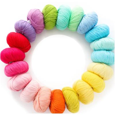 China Anti Pilling Twisted Cotton Yarn Practical Moistureproof For Baby Sweater for sale