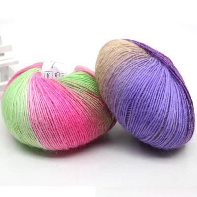 China Washable Acrylic Wool Blend Yarn Practical Multipurpose For Weaving for sale