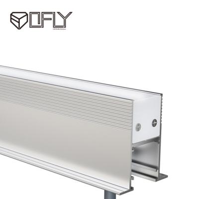 China Linear Waterproof LED Aluminum Profile 48*60mm Recessed LED Profile for sale