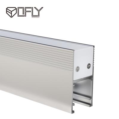 China LED Aluminum Profile With Diffuser 60*30mm Recessed Mounted LED Channel for sale