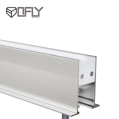 China Square Aluminum LED Profile Channel Recessed Floor Wall Ceiling Mounting for sale