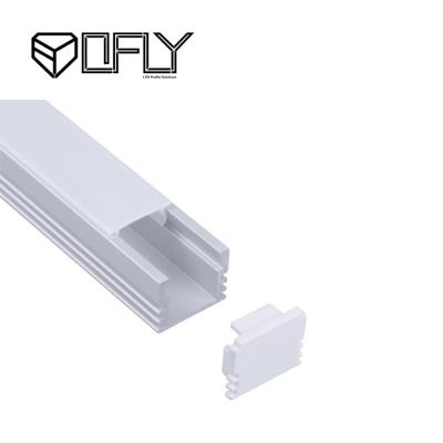Cina Profilo di alluminio montato di superficie di profilo 16*12mm LED del soffitto dell'interno LED in vendita
