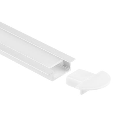 China Anodized Recessed LED Strip Lighting Channel 6063 Aluminium Alloy Extrusion for sale