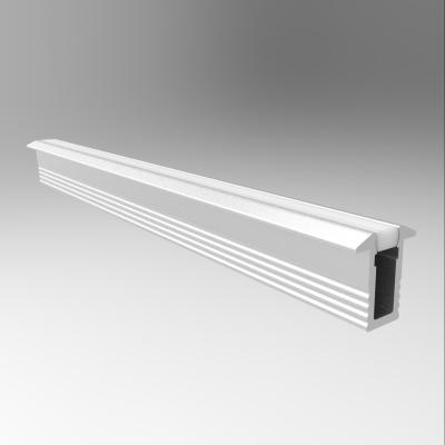China Stair Nosing LED Profile Small Aluminum LED Profile for Mini LED Strip Lighting Recessed Mounted for sale