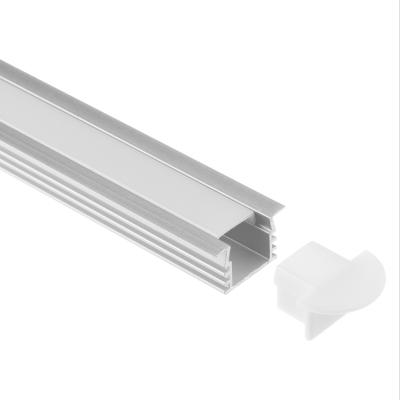 China 22*12mm Multiple Lampshade Colors Recessed Aluminum Profile LED Channel China Supplier for sale