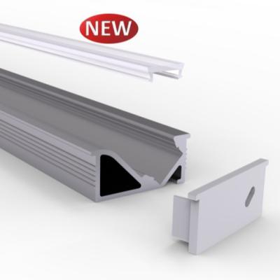 China 24*11mm Recessed LED Profile 6063 Aluminum Light Channel For Cabinet for sale