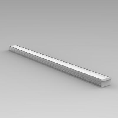 China Aluminum 6063 Recessed LED Profile 21*11mm Cabinet Strip Light Channel for sale