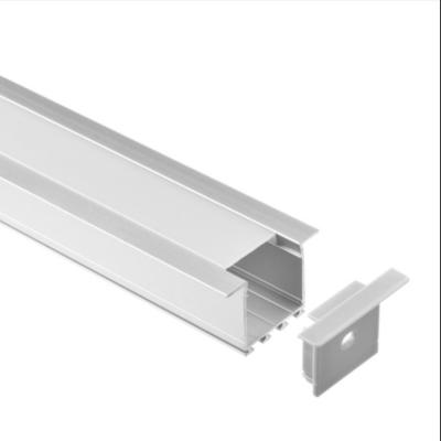 China Pendant Profile Aluminum LED Extrusion 40*26mm Recessed For Strip Lighting for sale
