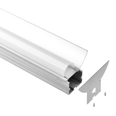 China High Class Suspended LED Aluminum Profiles Casing Profile Surface Mounted for sale