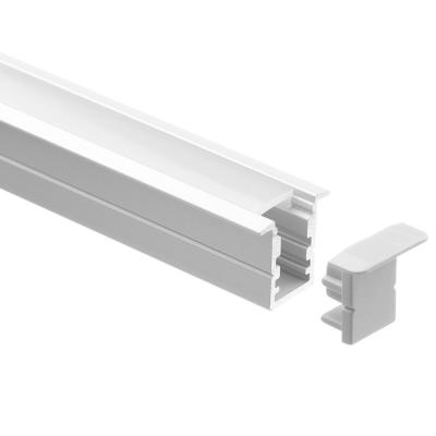 China Cubierta de aluminio anodizada perfil ahuecada pequeña pared del LED para la luz del LED en venta