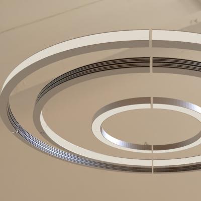 Chine Logement de lumière circulaire adapté aux besoins du client de l'alliage d'aluminium LED de profil de la courbure LED à vendre