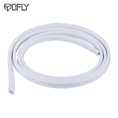 China Recessed Flexible Neon Light Rope 6.5*13mm Bendable Silicone Tubing For LED Lights for sale