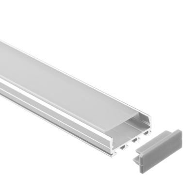 China Aluminum Alloy Surface Mounted LED Profile 6063 T5 26*10mm For Strip Light for sale