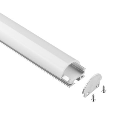 China Aluminium-LED-Licht-Streifen-Diffusor-Kanal-Aufputzmontage-Profil 18*15mm zu verkaufen