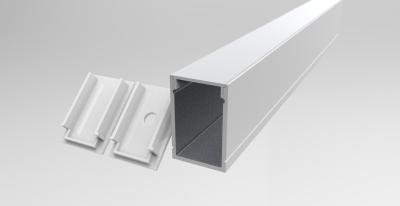 China Silver LED Mounting Channel 20*30mm Aluminium Extrusion Profiles For Furniture for sale