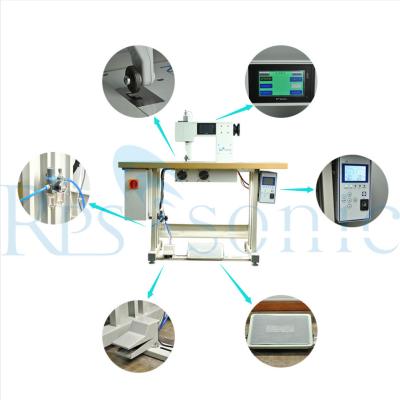 China Protective Clothing Ultrasonic Sewing Machine 800 Watt 35Khz Digital for sale