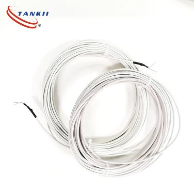 China 2*0.25mm Fiberglass Insulated K Type Thermocouple Cable With Soldering Point for sale