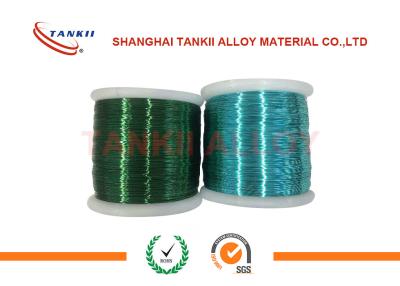China Colored Enamelled Copper Wire , Super Enamel Coated Copper Wire For Precision Resistor for sale