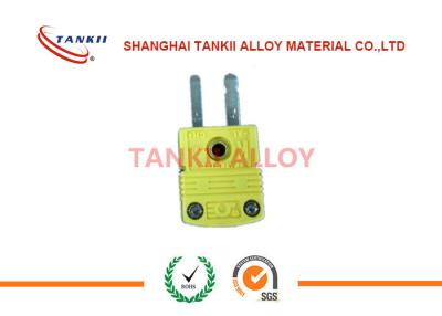 Chine Norme de norme ANSI type miniature de prise/prise de thermocouple de plusieurs couleurs J/B/R/S/K à vendre