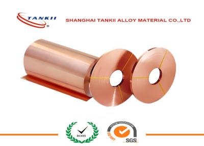 China Copper Metal Sheet 0.1mm * 56mm Pure Copper Foil Climate-hardiness for sale