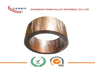 China Aleación brillante suave de la manganina de la desviación de la tira del cobre y del níquel 1m m * 10m m para la resistencia de desviación en venta