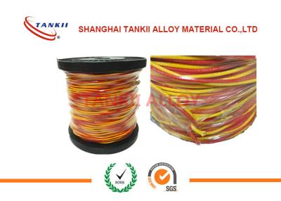 China 20 tipo K L U X del alambre del termopar del alambre 0.5m m del AWG 24awg con el Teflon/el vidrio de fibra/PVC/aislamiento con de alta temperatura en venta