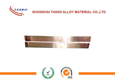 China Tira de cobre pura bimetálica de la manganina de la desviación de la resistencia del cobre y de la hoja 0,44 de la manganina en venta