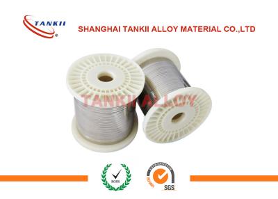 中国 Tankiiの合金の熱電対裸ワイヤー合金のリボンの平らなワイヤー0.2mm厚く巻き枠の0.7mmの幅と 販売のため