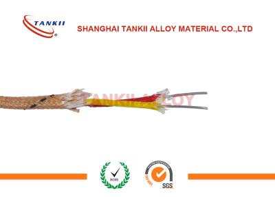 China AWG del cable de termopar de la extensión 20 con amarillo y rojo del código de color del ANSI en venta