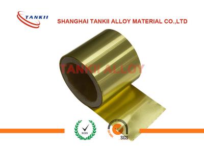 China Cu-Zn-Legierungs-flexible kupferne Streifen-Stärke 0,01 - 2.5mm mit hochfestem zu verkaufen