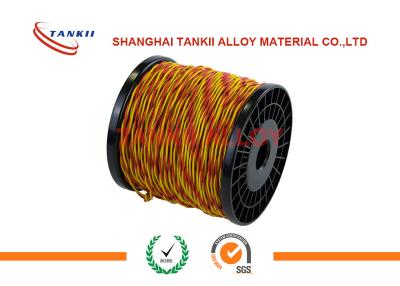 China Type K Thermocouple Extension Wire 24 Awg Red And Yellow Wire For Cable for sale