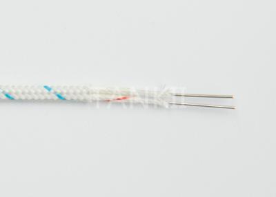 China Tipo contínuo 24 fio do cabo de par termoelétrico K Calibre de diâmetro de fios Calibre de diâmetro de fios 26 único com isolação da fibra de vidro à venda