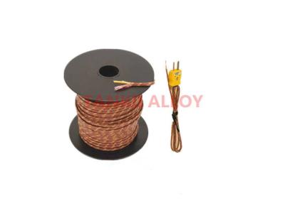 China Thermocouple Cable with insulation of  Ceramic Fiber , High Temp Fiberglass 800 Deg C 1200 Deg C for sale