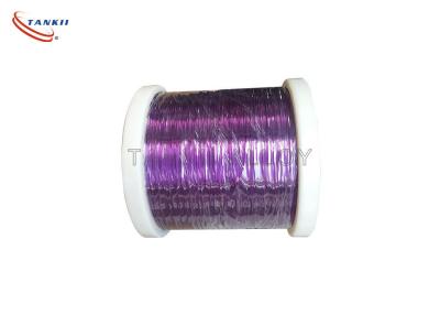 China 0.2mm 130 Class Enameled Wire Colored Round Copper Alloy Manganin for sale