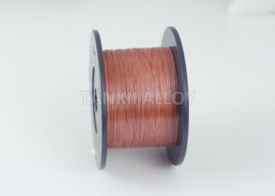 China Filamento del color rojo del alambre 0.35m m de Dumet usado como material de lacre para toda clase de bombilla en venta